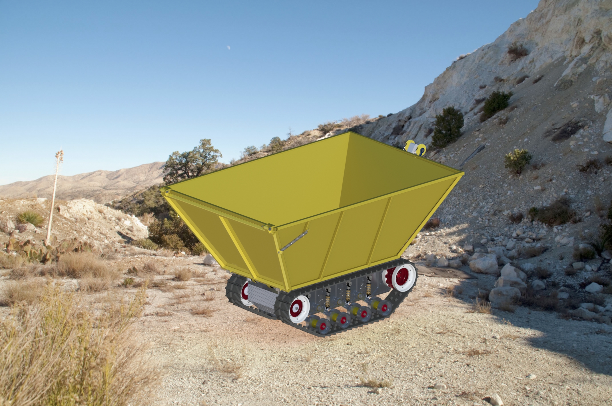 自动翻斗履带车